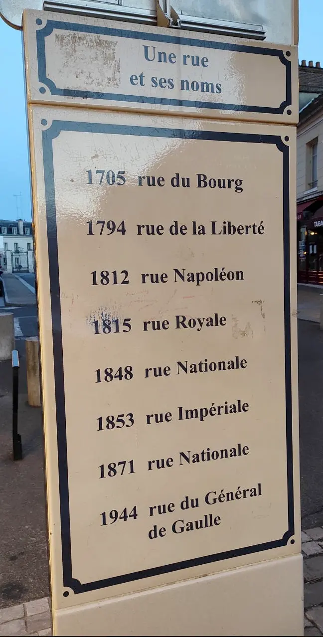 Une Rue Et Ses Noms